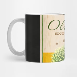 Olives oil blackboard Mug